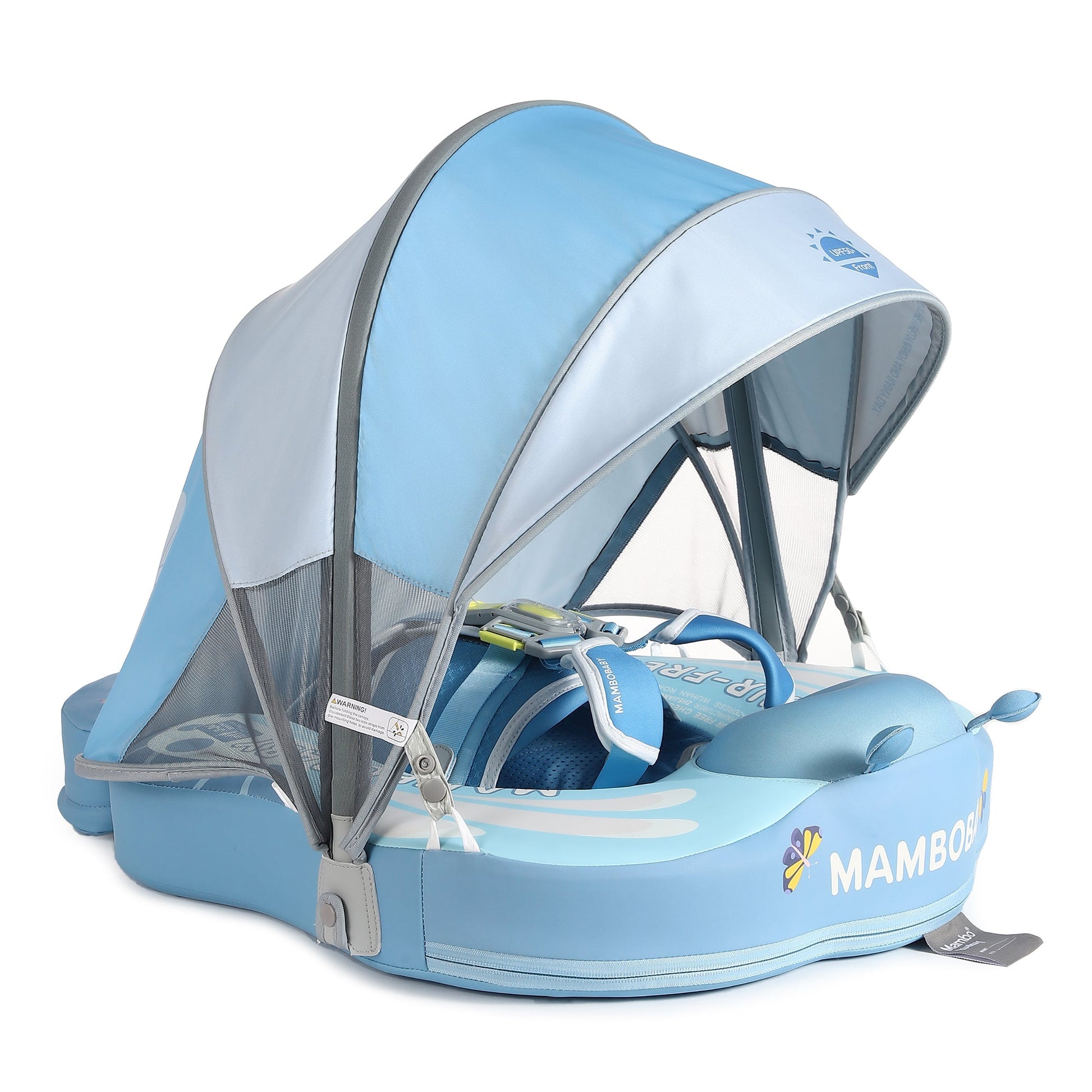 Mambobaby Float Ultra Baby Swim Float Butterfly Sky Blue